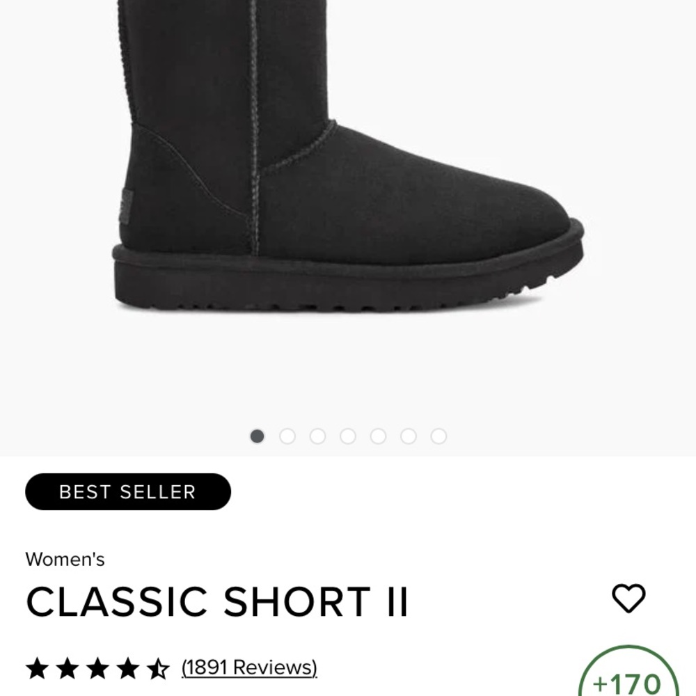 Black ugg classic 2 pre-loved